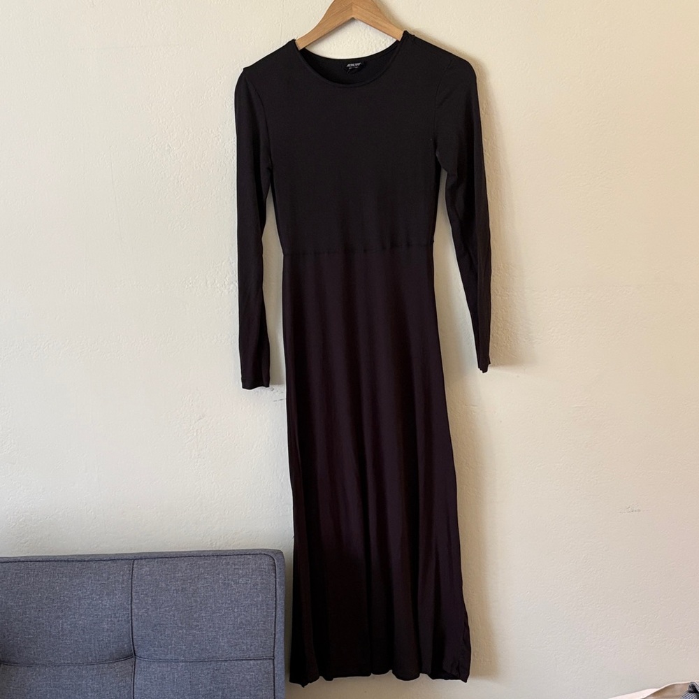 Ardene Black Long Sleeve Maxi Dress